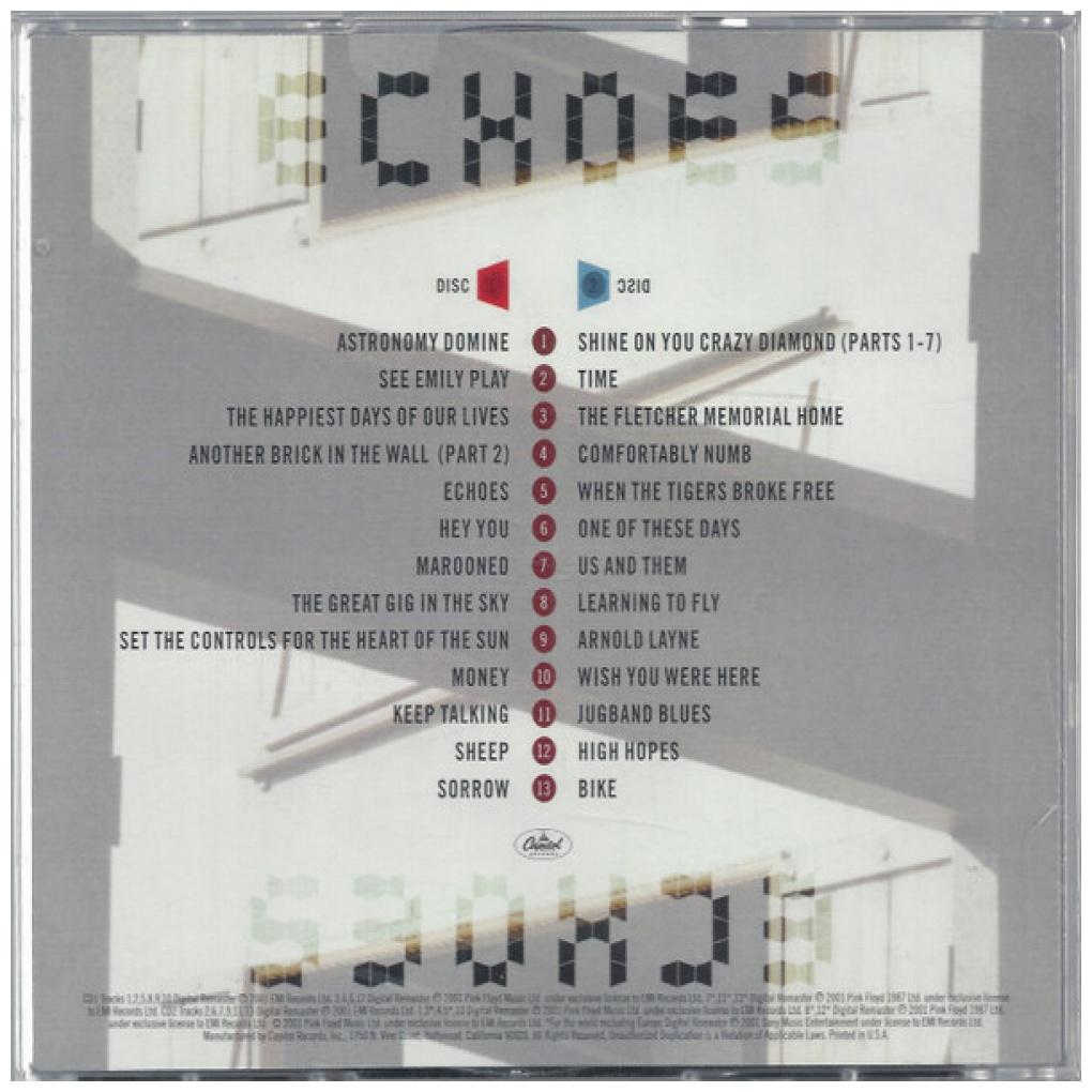 PINK FLOYD - ECHOES THE BEST OF (2CD) | CD USADO