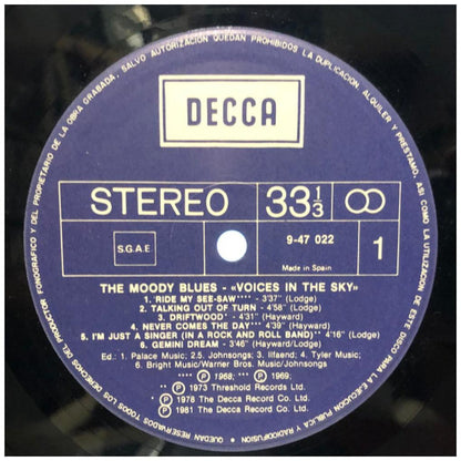 THE MOODY BLUES - VOICES IN THE SKY: THE BEST OF | VINILO USADO