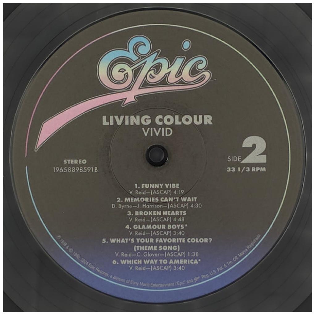 LIVING COLOUR - VIVID | VINILO