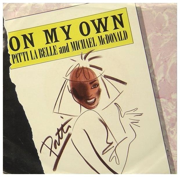 PATTI LA BELLE AND MICHAEL MCDONALD - ON MY OWN | 7" SINGLE USADO