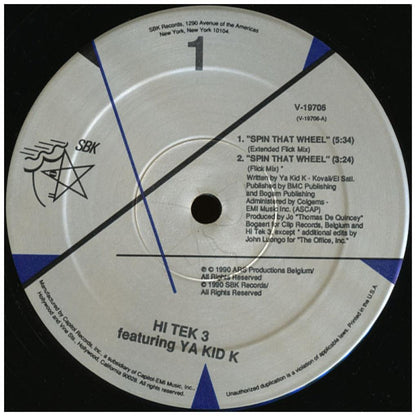 HI TEK 3 - SPIN THAT WHEEL | 12'' MAXI SINGLE USADO