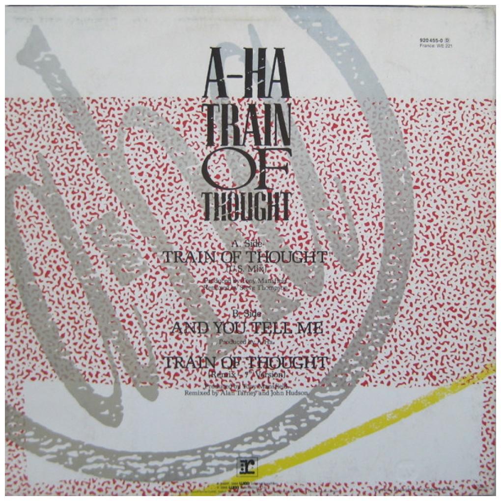A-HA - TRAIN OF THOUGHT | 12'' MAXI SINGLE USADO
