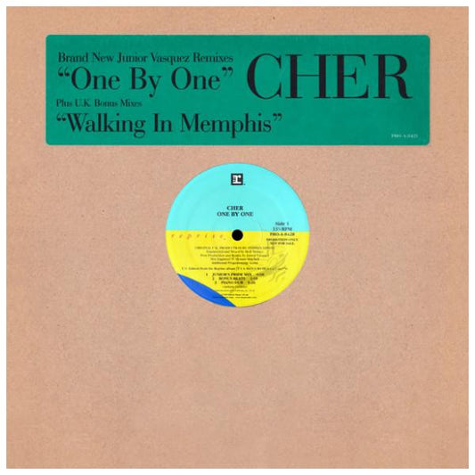 CHER - ONE BY ONE/WALKING IN MENPHIS | 12" MAXI SINGLE USADO