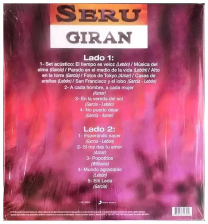 SERU GIRAN - SERU GIRAN EN VIVO 2 |  VINILO