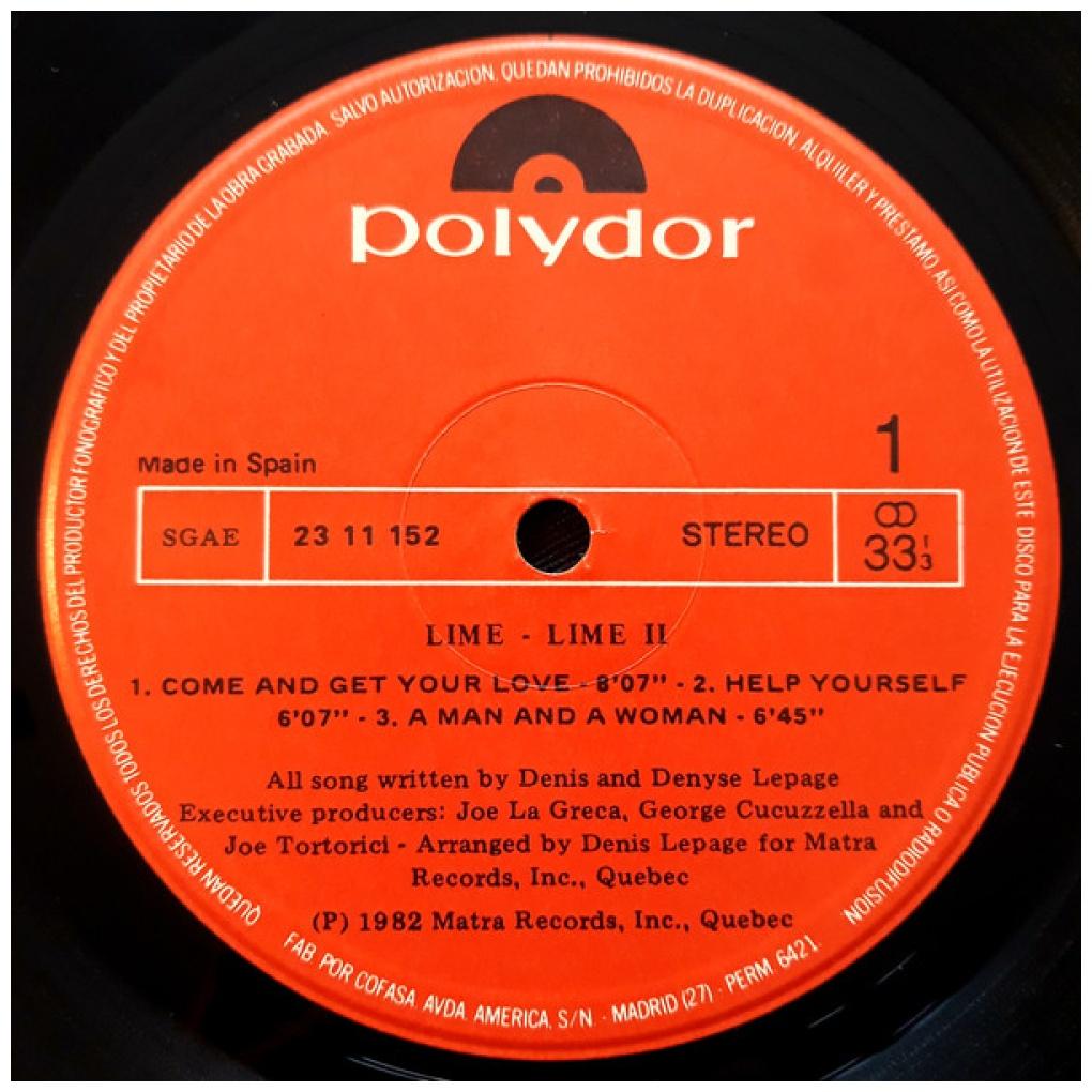 LIME - LIME II | VINILO USADO