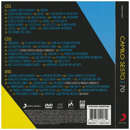 CAMILO SESTO  - CAMILO 70 (2CD+DVD) | CD