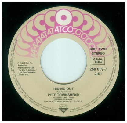 PETE TOWNSHEND - FACE THE FACE | 7   SINGLE VINILO USADO