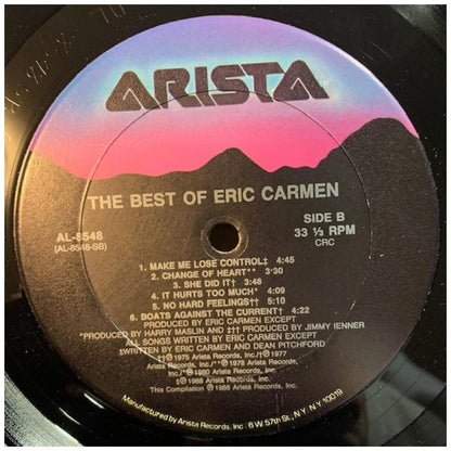 ERIC CARMEN - THE BEST OF (VDE-NUEVO/SELLADO) | VINILO USADO