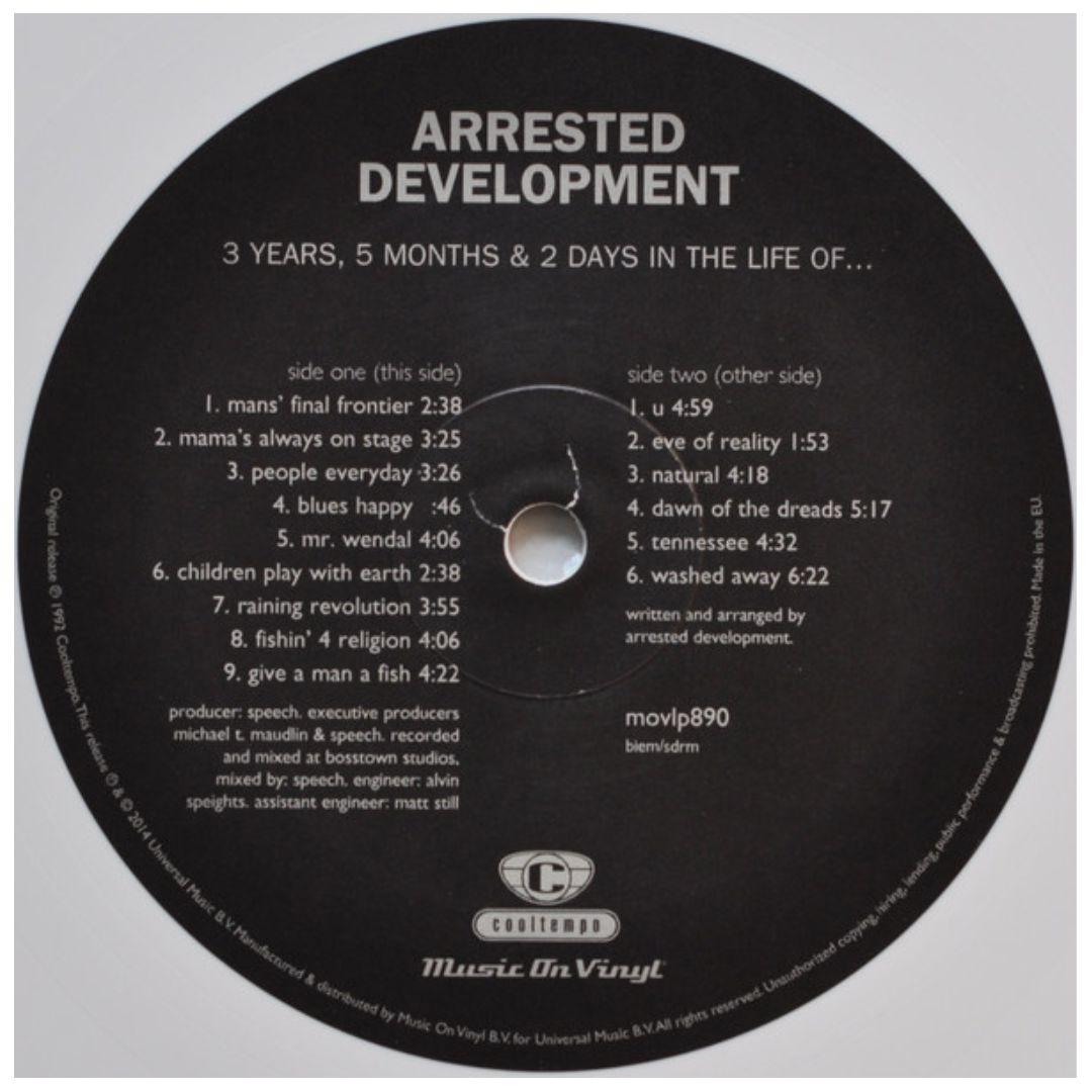 ARRESTED DEVELOPMENT - 3 YEARS, 5 MONTHS | VINILO