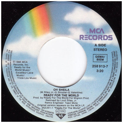 READY FOR THE WORLD - OH SHEILA | 7" SINGLE USADO