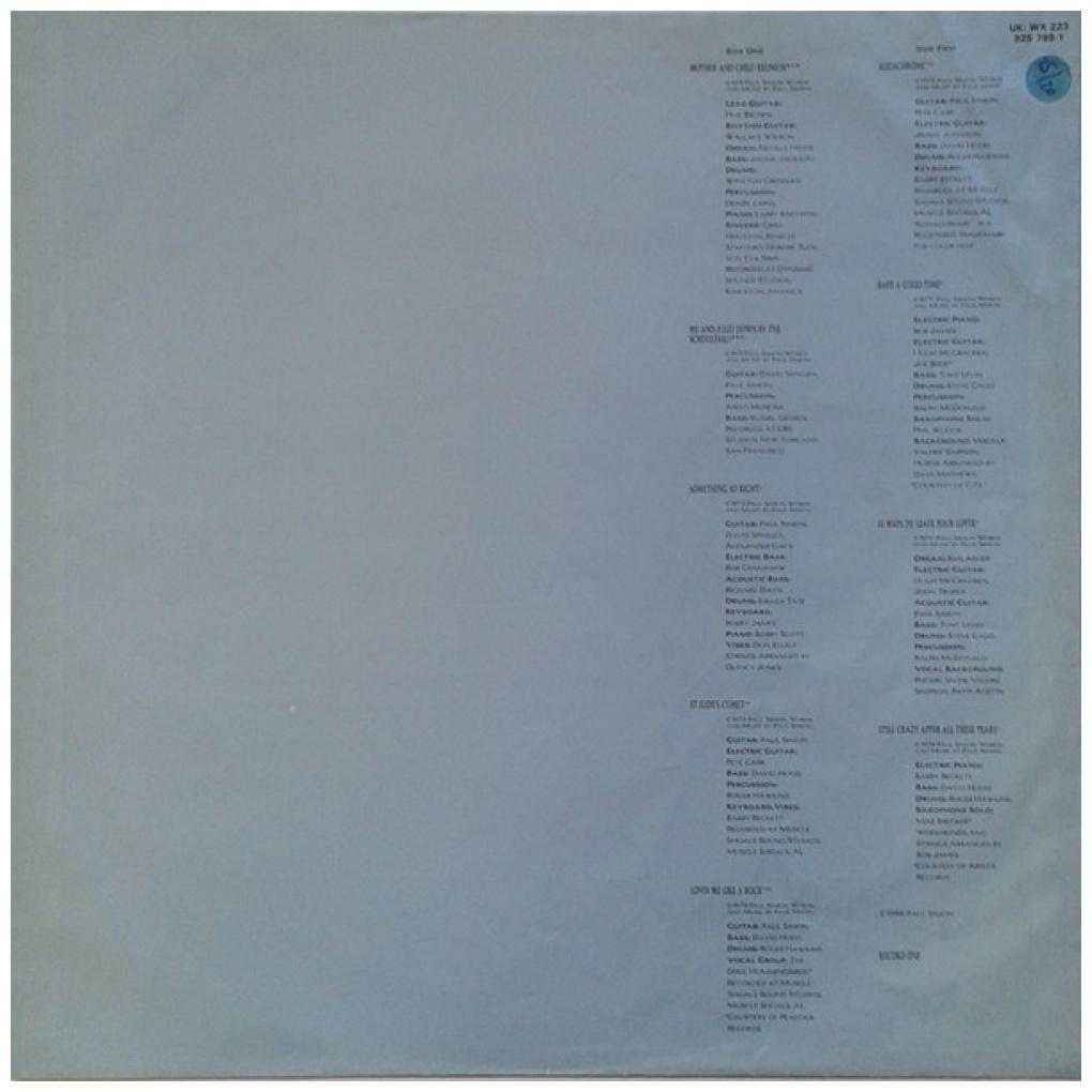 PAUL SIMON - NEGOTIATIONS AND LOVE SONGS: 1971-1986 (2LP) | VINILO USADO