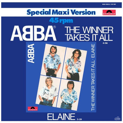 ABBA - THE WINNERS TAKES IT ALL | 12'' MAXI SINGLE USADO