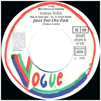 TOMAS LEDIN & AGNETHA - NEVER AGAIN | 7" SINGLE USADO