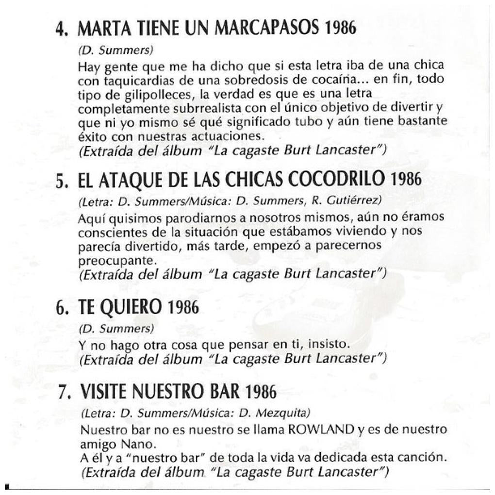 HOMGRES G - LOS SINGLES 1984-1993 | CD