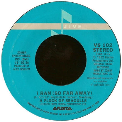 A FLOCK OF SEAGULS - I RAN (SO FAR AWAY) (PROMO COPY) | 7" SINGLE USADO