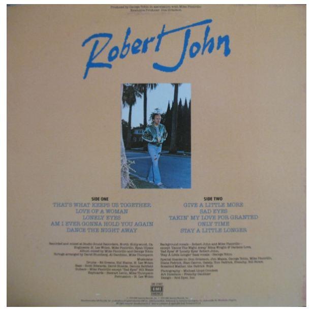 ROBERT JOHN - ROBERT JOHN | VINILO USADO
