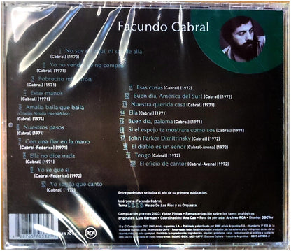 FACUNDO CABRAL - INOLVIDABLES RCA: 20 GRANDES EXITOS | CD
