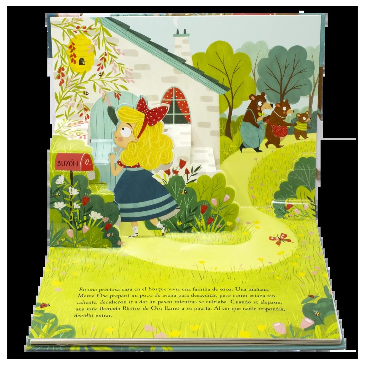 RICITOS DE ORO. CUENTO POP-UP (CARTONÉ) - SAMARA HARDY | LIBRO