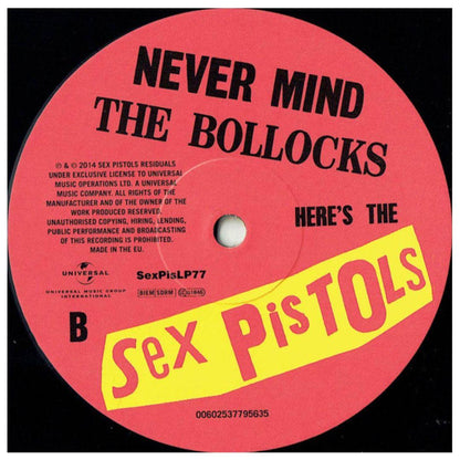 SEX PISTOLS - NEVER MIND THE BOLLOCKS HERE S THE | VINILO
