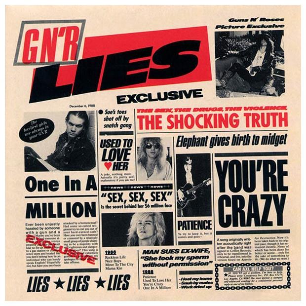 GUNS  N ROSES - G N`R LIES | CD