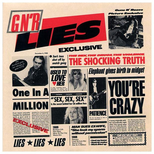 GUNS  N ROSES - G N`R LIES | CD