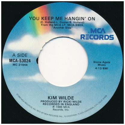 KIM WILDE - YOU KEEP ME HANGIN' ON | 7" SINGLE USADO
