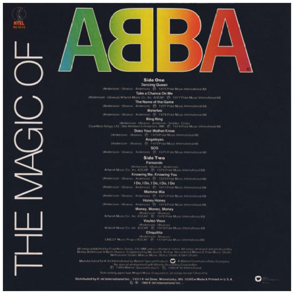 ABBA - THE MAGIC OFF ABBA | VINILO USADO