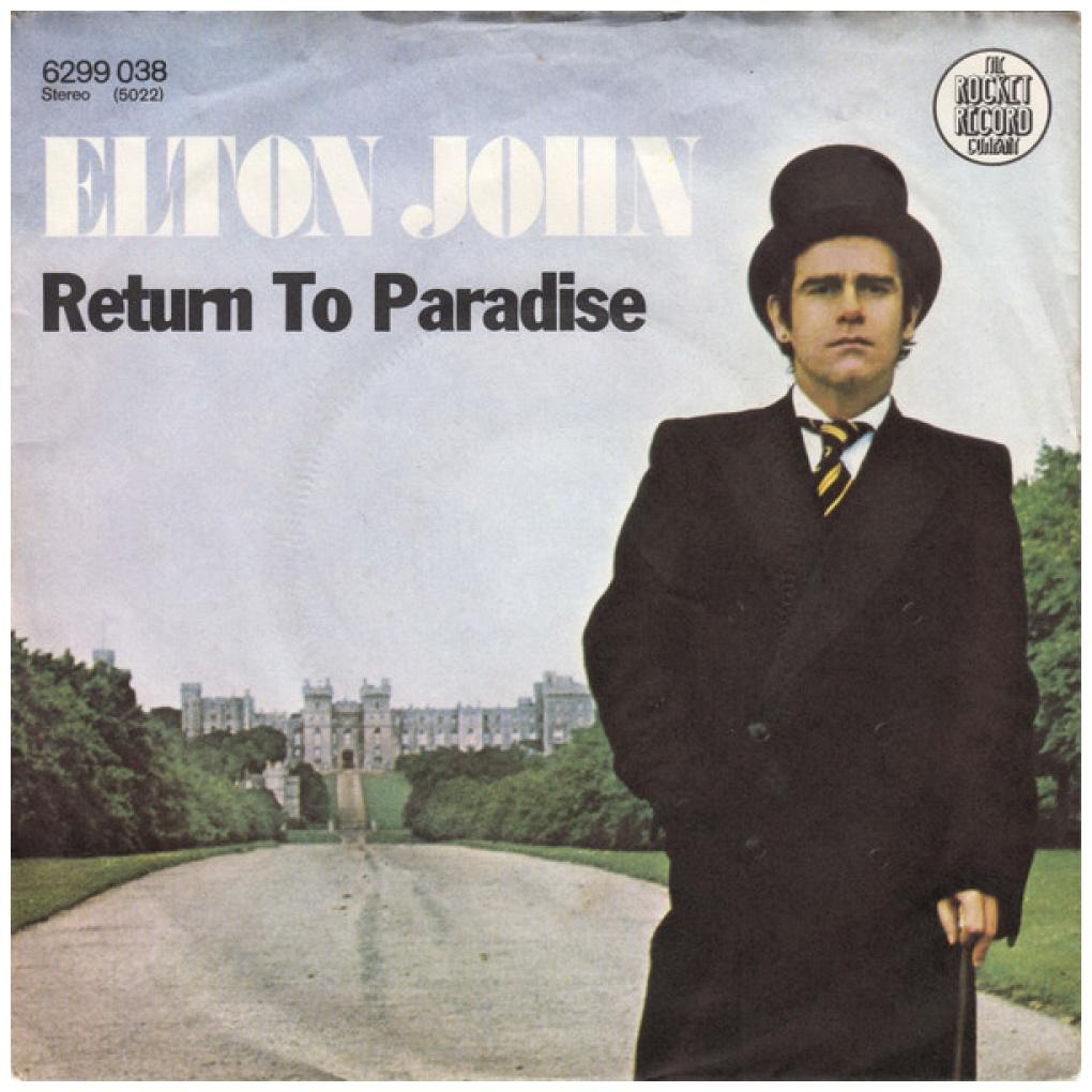 ELTON JOHN - SONG FOR GUY | 7" SINGLE USADO