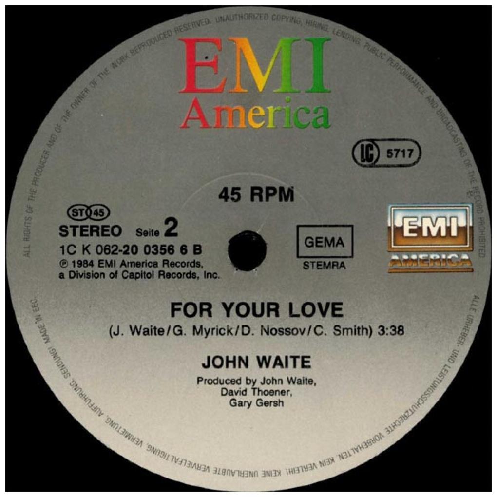 JOHN WAITE - MISSING YOU | 12'' MAXI SINGLE USADO