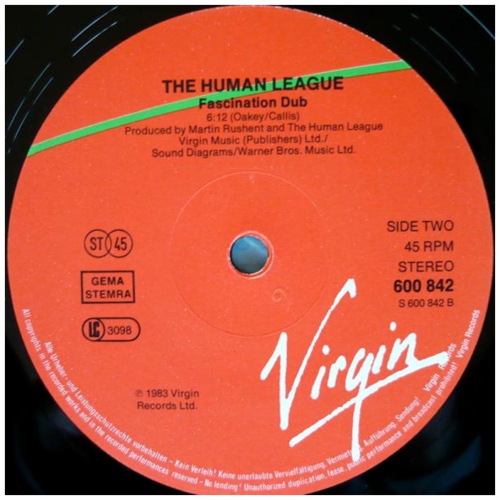 HUMAN LEAGUE - FASCINATION | 12" MAXI SINGLE VINILO USADO