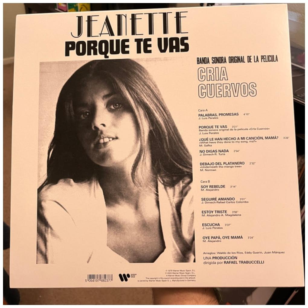 JEANETTE - PORQUE TE VAS | VINILO