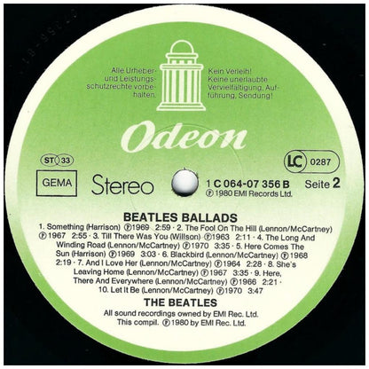 THE BEATLES - BALLADS: 20 ORIGINAL TRACKS | VINILO USADO