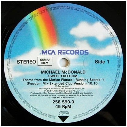 MICHAEL McDONALD - SWEET FREEDOM | 12'' MAXI SINGLE USADO