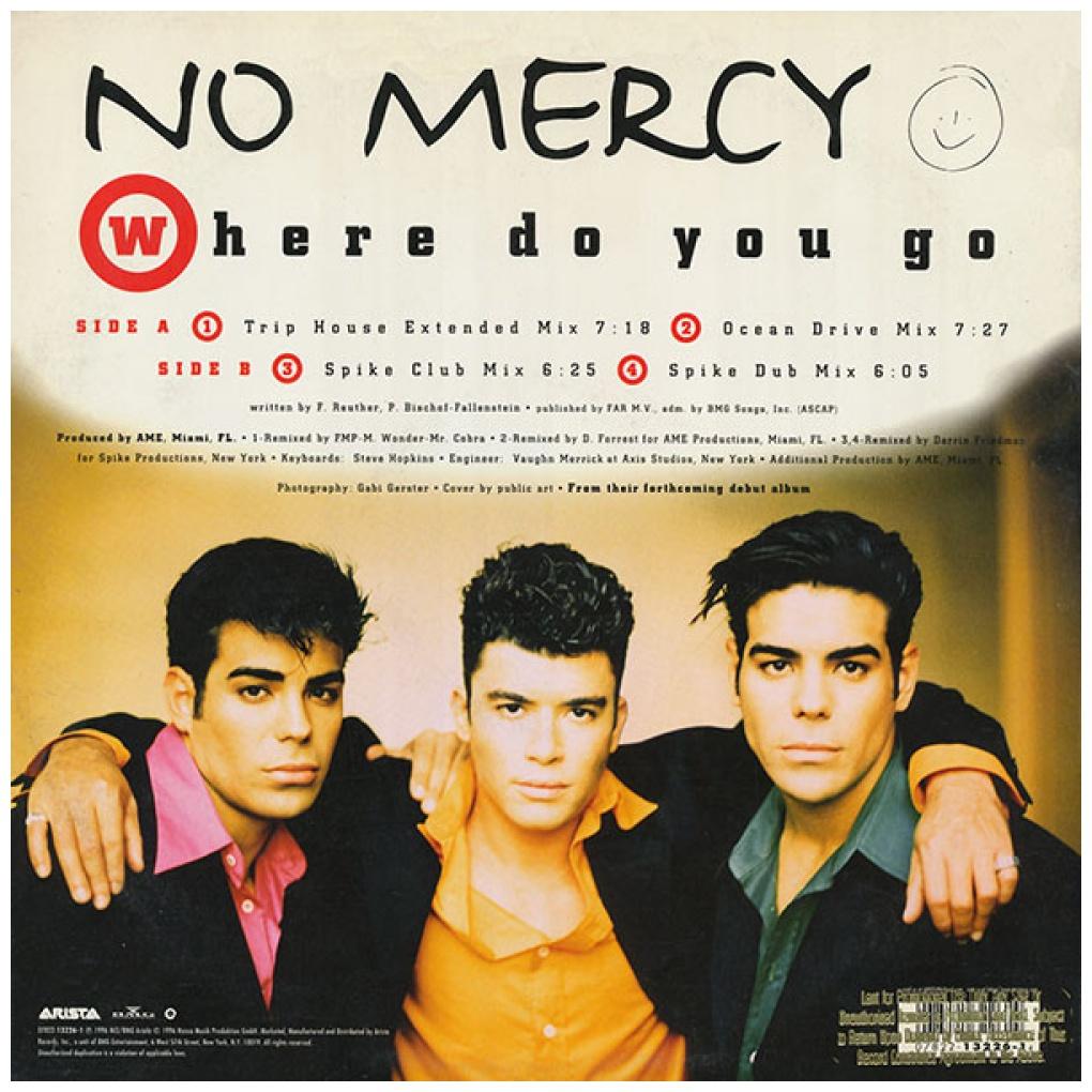 NO MERCY - WHERE DO YOU GO (PROMO COPY) | 12'' MAXI SINGLE USADO