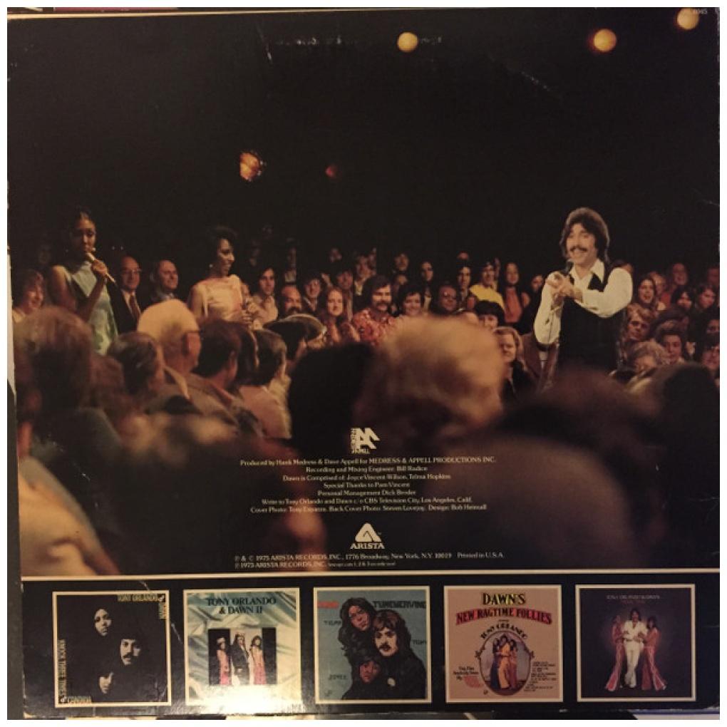TONI ORLANDO & DAWN - GREATEST HITS | VINILO USADO