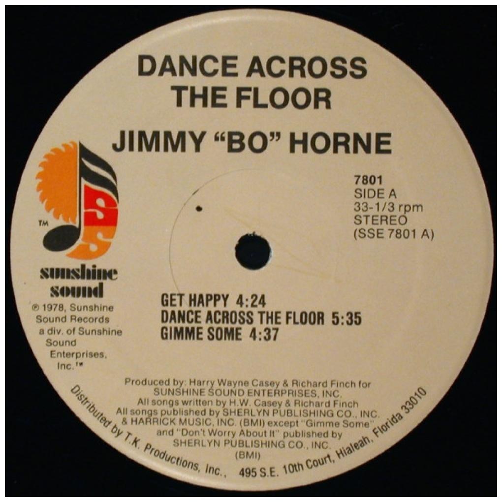 JIMMY "BO" HORNE - DANCE ACROSS THE FLOOR | VINILO USADO