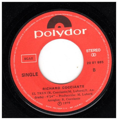 RICHARD COCCIANTE - YO CANTO (EN ESPANOL) | 7" SINGLE VINILO USADO