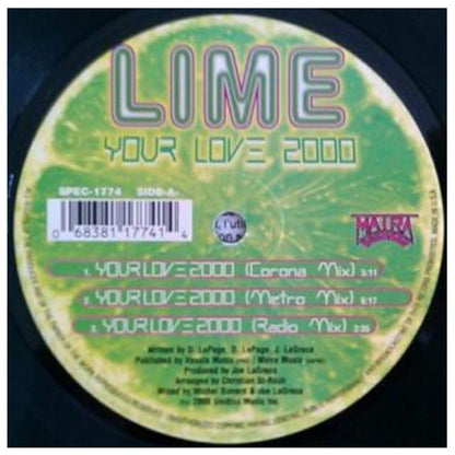 LIME - YOUR LOVE 2000 | 12" MAXI SINGLE VINILO