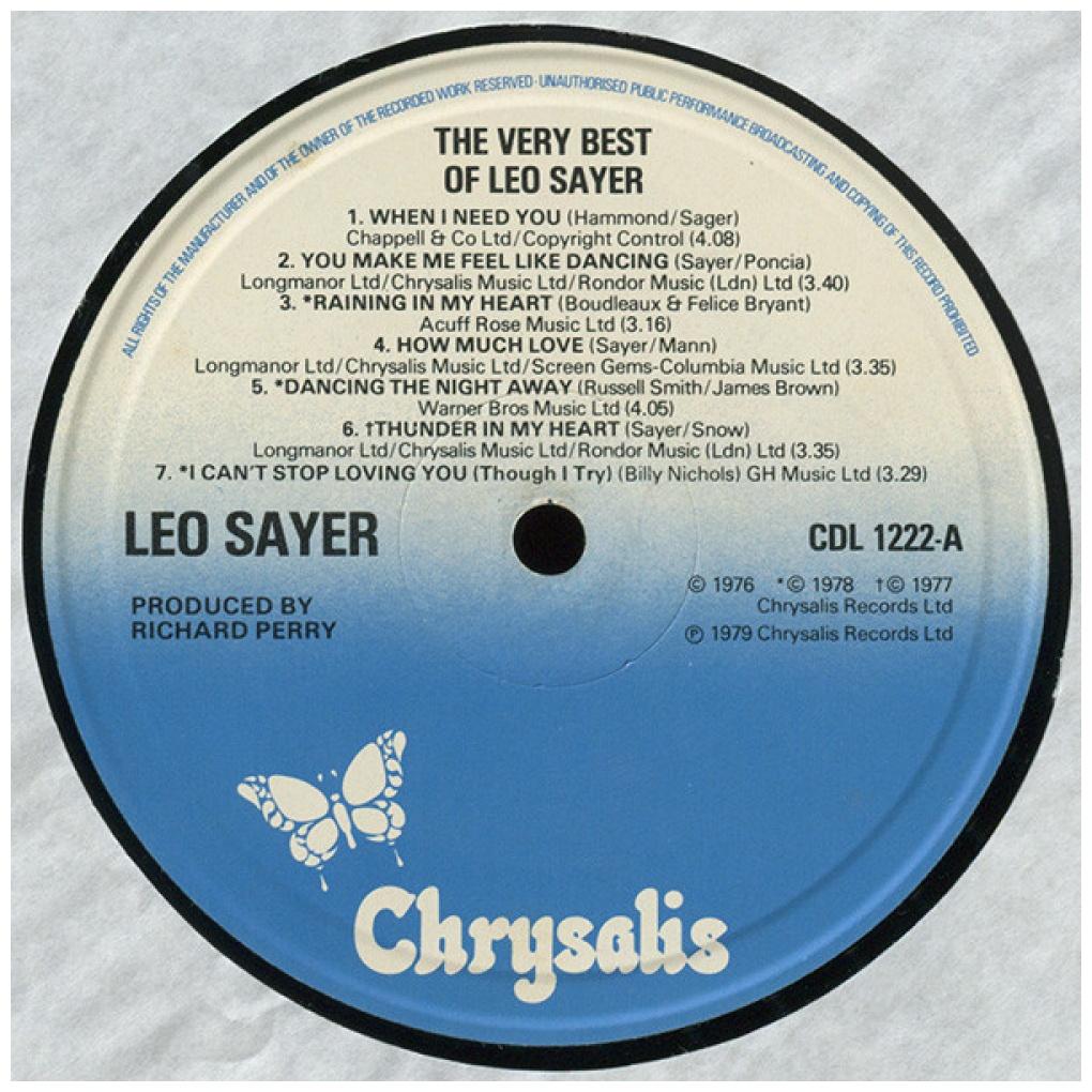 LEO SAYER - THE VERY BEST | VINILO USADO