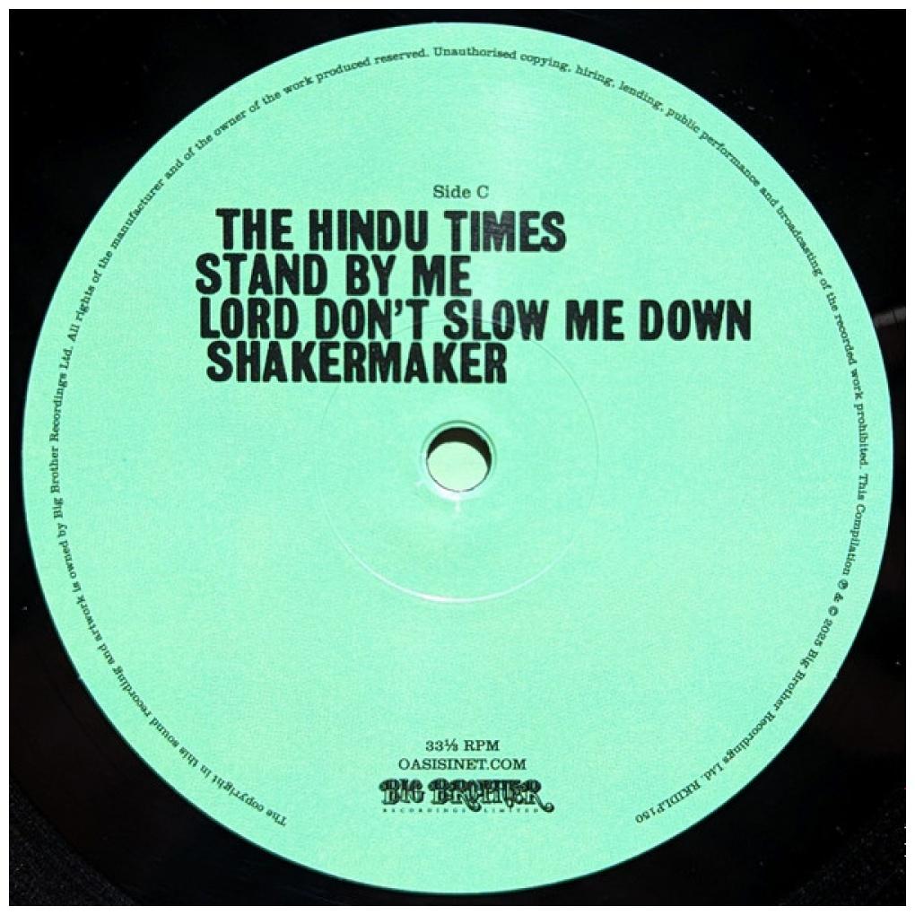 OASIS - TIME FLIES…1994-2009 (4LP) (UK) | VINILO