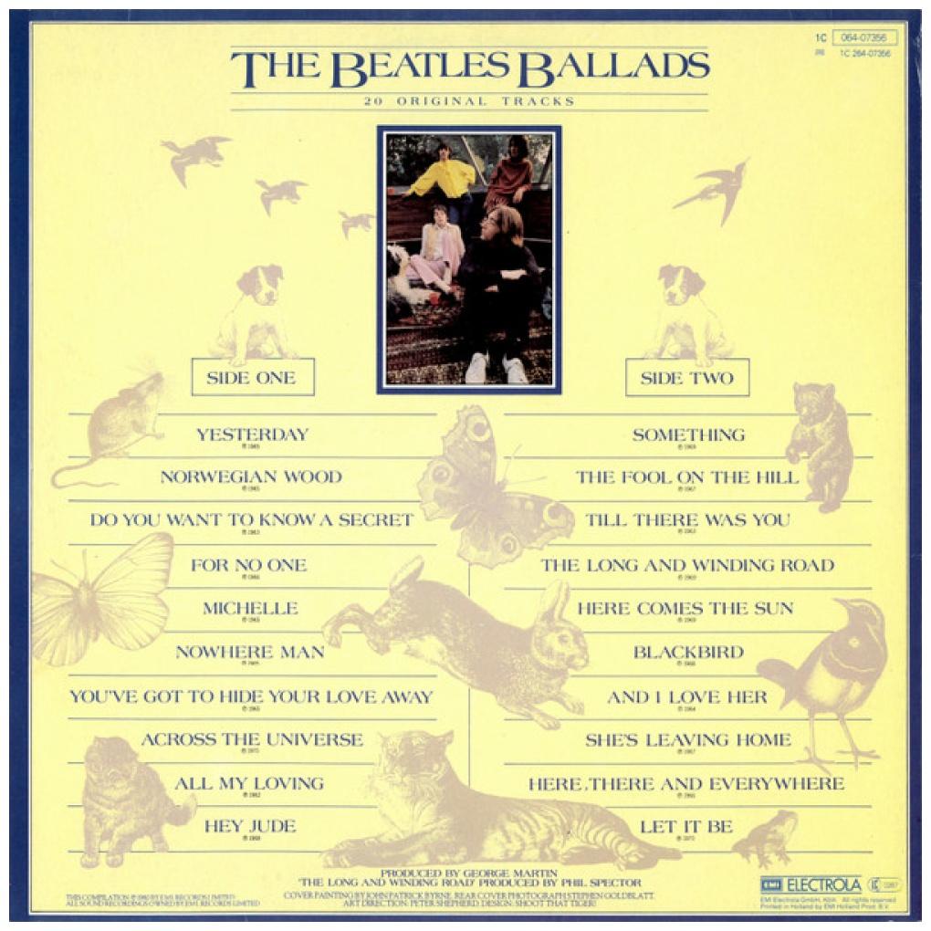 THE BEATLES - BALLADS: 20 ORIGINAL TRACKS | VINILO USADO