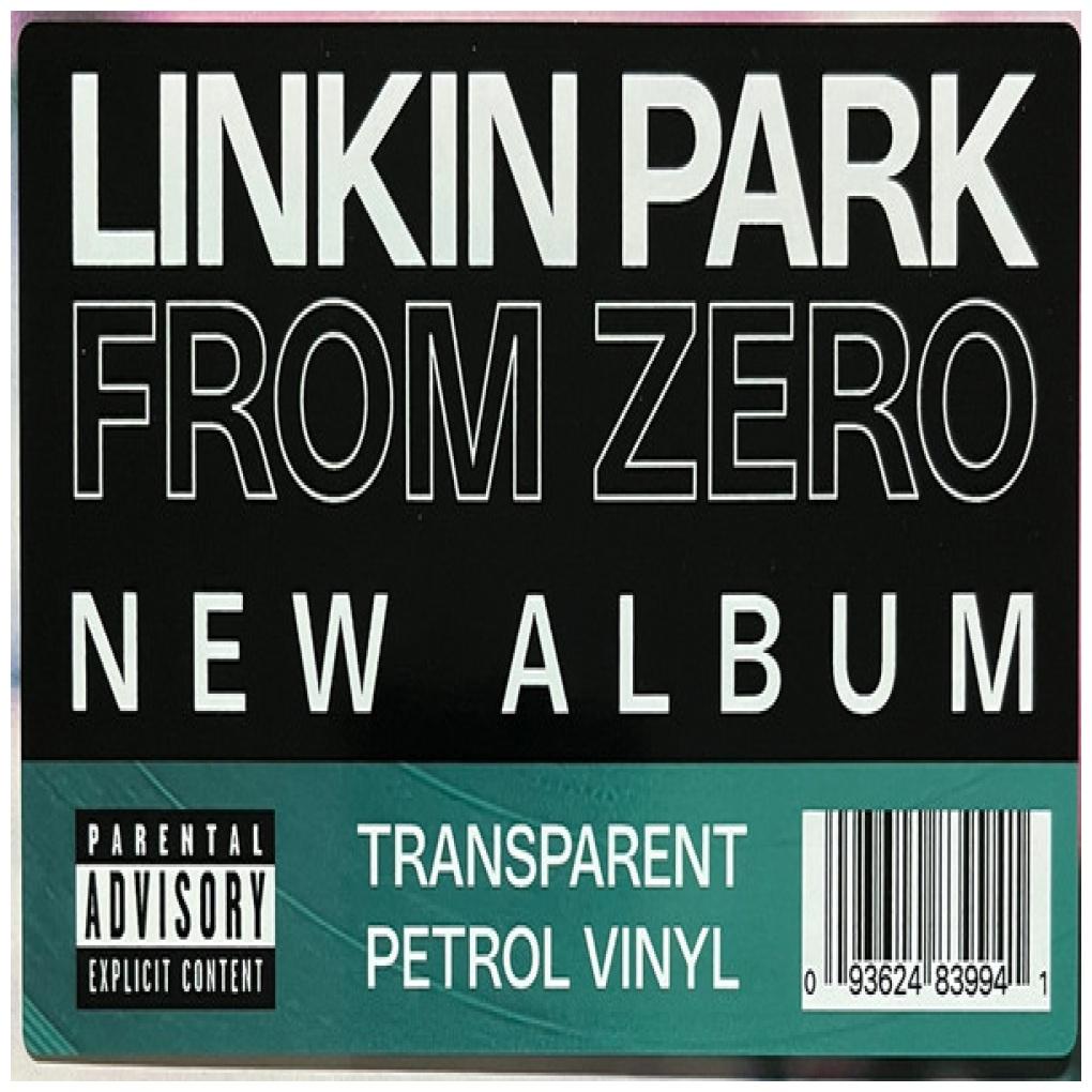 LINKIN PARK - FROM ZERO (TRANSPARENT PETROL VINYL) | VINILO