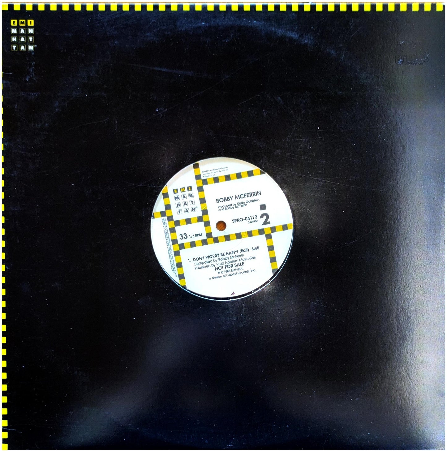 BOBBY MCFERRIN - DON T WORRY BE HAPPY | 12" MAXI SINGLE USADO