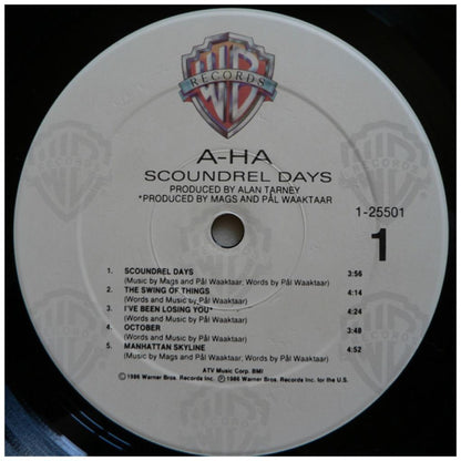 A-HA - SCOUNDREL DAYS | VINILO USADO