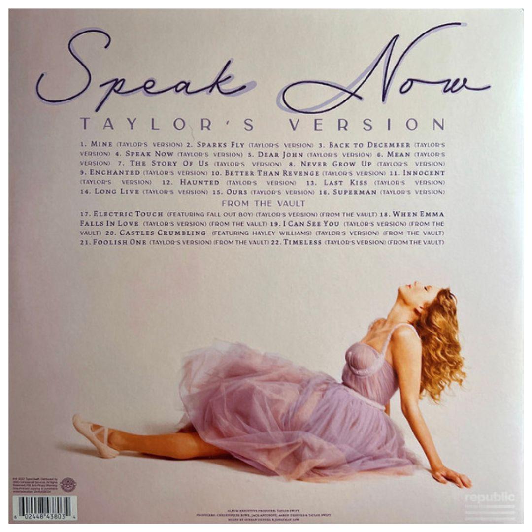 TAYLOR SWIFT - SPEAK NOW (TAYLOR S VERSION)(3LP)(VINYL VIOLET) | VINILO