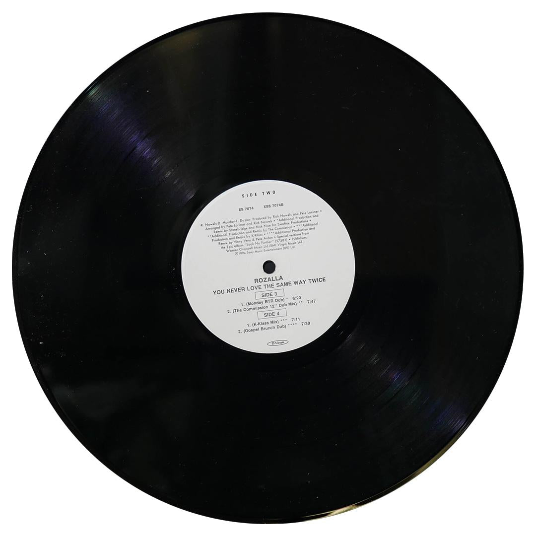 ROZALLA - YOU NEVER LOVE THE SAME WAY TWICE (2 LP) | 12" MAXI SINGLE USADO