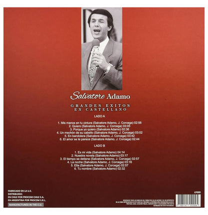 ADAMO - GRANDES EXITOS EN CASTELLANO | VINILO