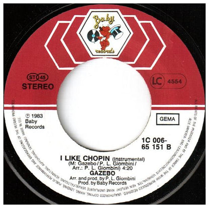 GAZEBO - I LIKE CHOPIN | 7   SINGLE VINILO USADO