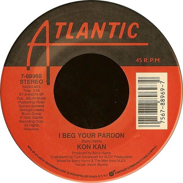 KON KAN - I BEG YOUR PARDON | 7" SINGLE VINILO USADO