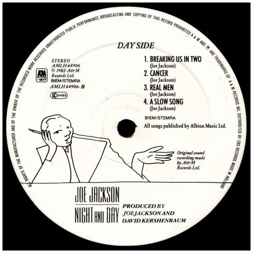 JOE JACKSON - NIGHT AND DAY | VINILO USADO